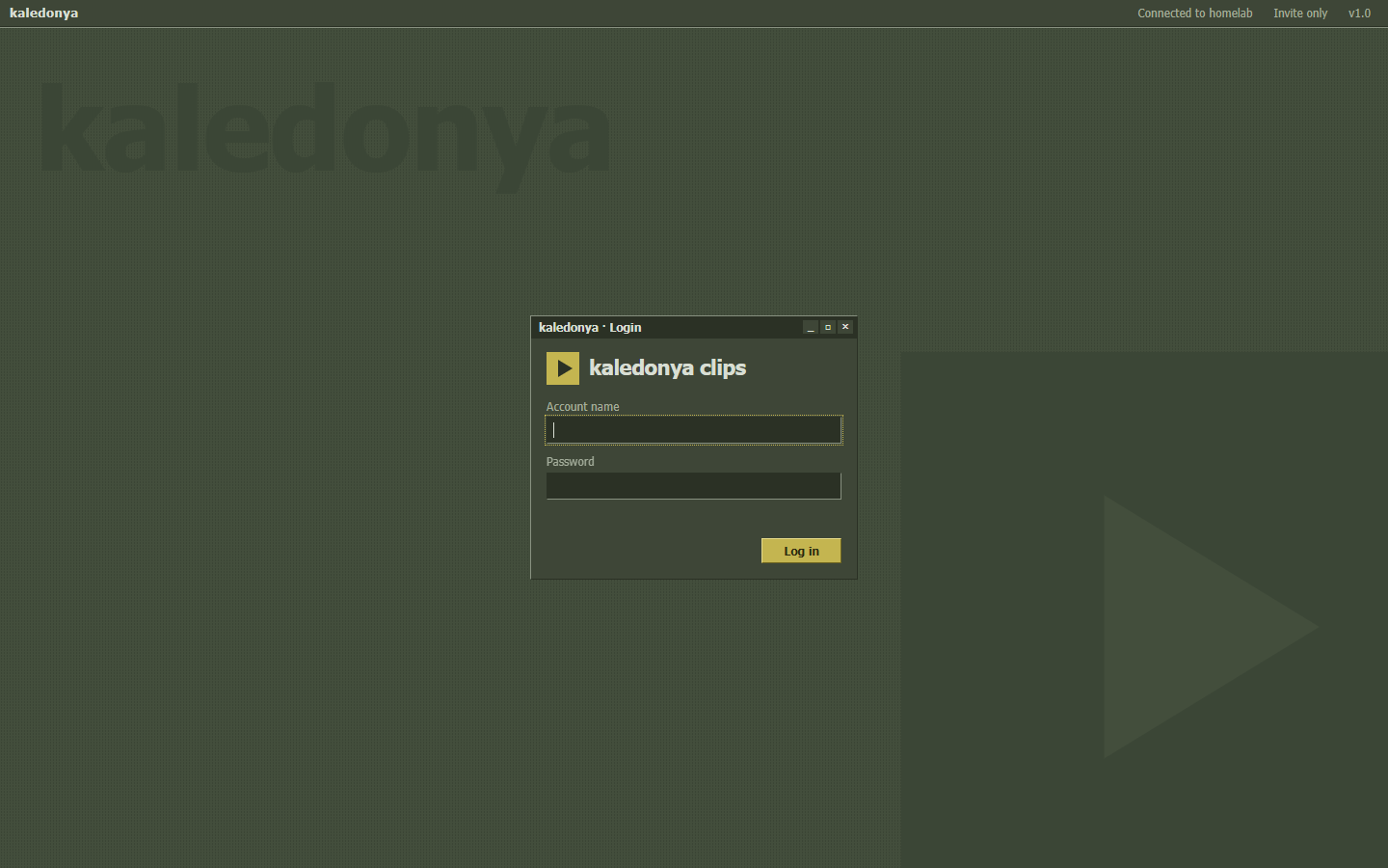 Login screen styled like an old Steam window